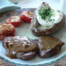Beef Medallions in Red Wine Sauce