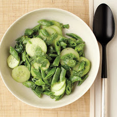Cucumber and Snap Pea Salad with Mint