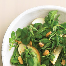 Watercress, Pear, and Cashew Salad