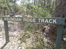 Gundah Ridge Track Sign