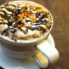 Hot Orange Mocha With Grand Marnier Whipped Cream