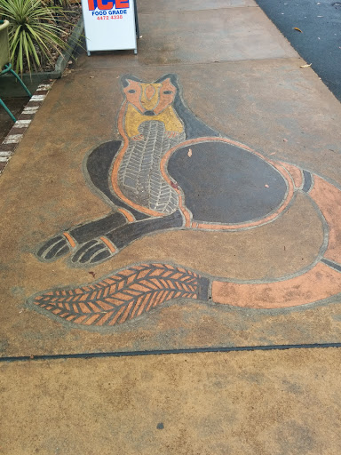 Hampden Kangaroo Pavement Art