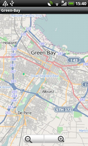 Green Bay Appleton Street Map