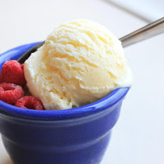 Lemon Curd Mascarpone Ice Cream