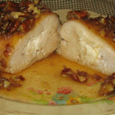 Chicken Rolls in Praline Glaze