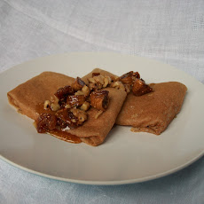Buckwheat Ricotta Blintzes with Figgy Relish