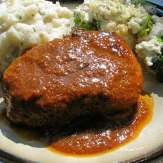 Pork Chops in Orange Chile Sauce