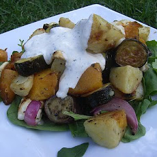 Chicken Stew with Roasted Balsamic Vegetables