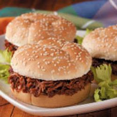 Shredded Venison Sandwiches