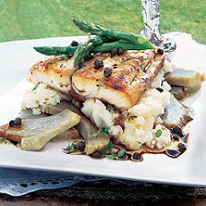 Sea Bream with Artichokes and Caper Dressing