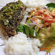 Teddy's Mommy's Pan Seared Ahi Tuna With Wasabi Sauce
