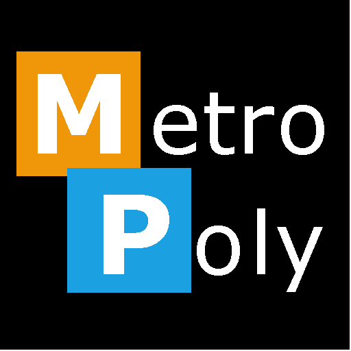 MetroPoly BLUE (Go Theme) LOGO-APP點子