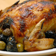 Roasted Chicken With Olives and Prunes (Chicken Marbella)