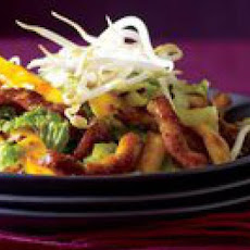 Teriyaki Pork-and-Mango Stir-Fry