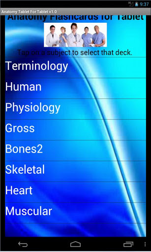 Anatomy Flashcards For Tablet