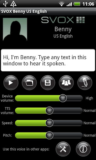 SVOX US English Benny Voice