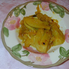 Braised Fennel and Onions With Ginger