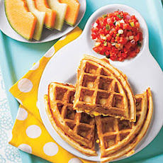 Corn and Cheddar Waffles