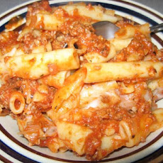 Kittencal's Ground Beef-Mushroom Pasta Casserole