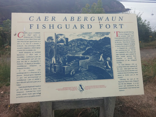 Fishguard Fort Information Sign
