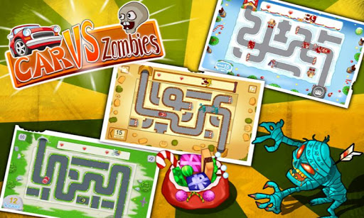 car-vs-zombies for android screenshot