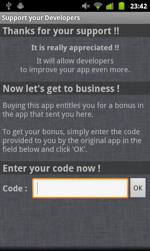 Support your Developers - $10