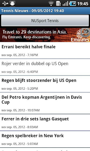 Tennis News