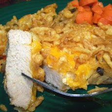Pork Chops Cheddar Bake