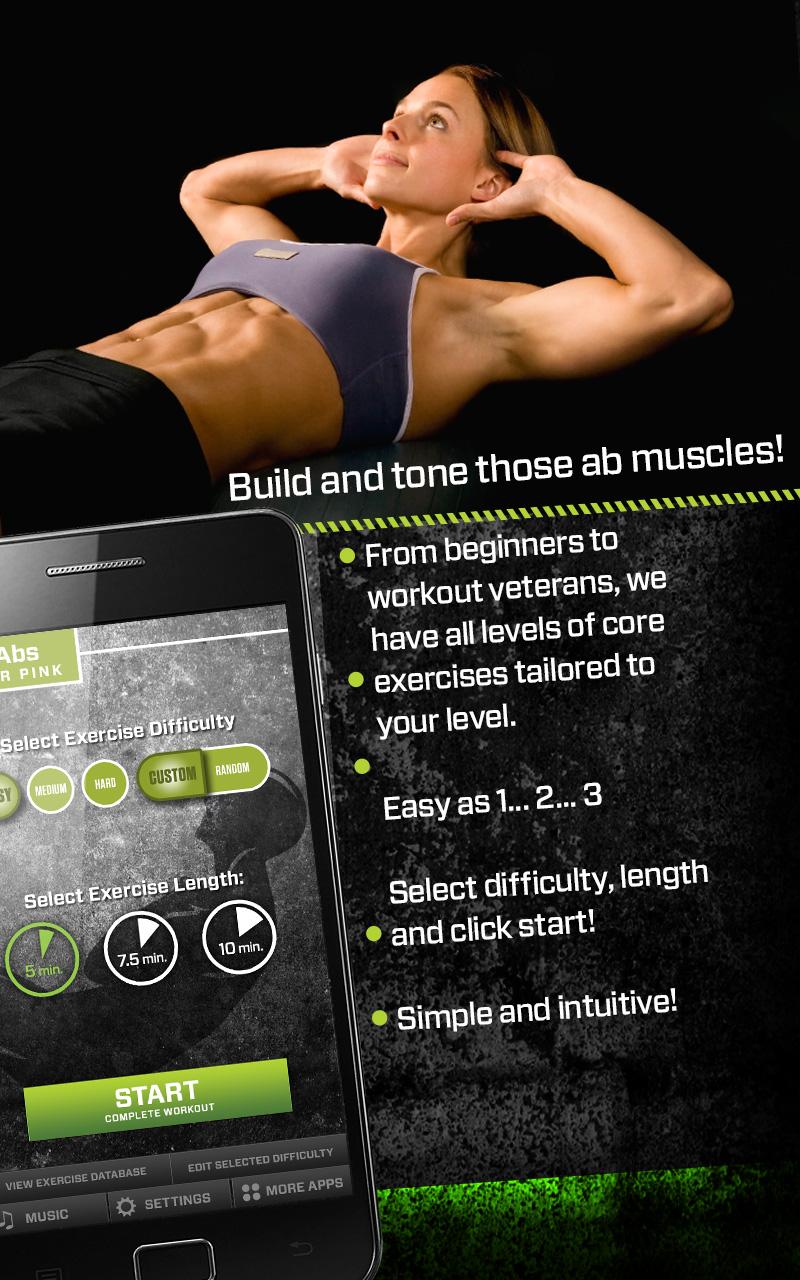 Android application Abs Trainer  -Get 6 Pack Abs screenshort