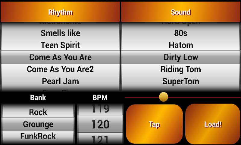Android application Rock Drum Machine Groove Box screenshort