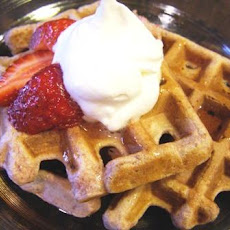 Good for You Strawberry Waffles