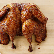 Butterflied Turkey with Apple-Cranberry Glaze
