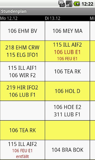 HLW Haag Stundenplan