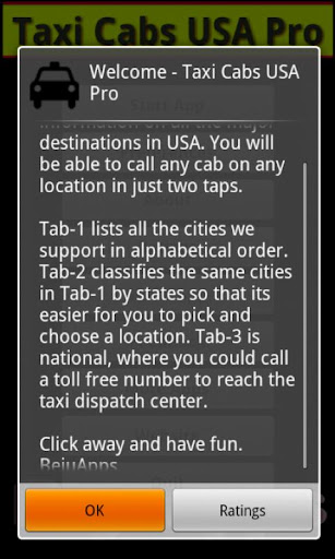 Taxi Cabs USA