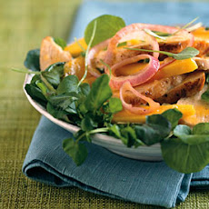 Chicken and Mango Salad with Ginger-Orange Dressing