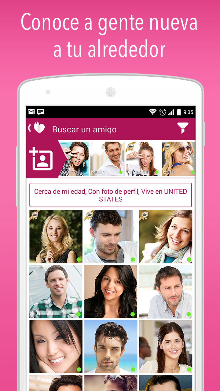 Android application Waplog Chat &amp; Free Dating screenshort