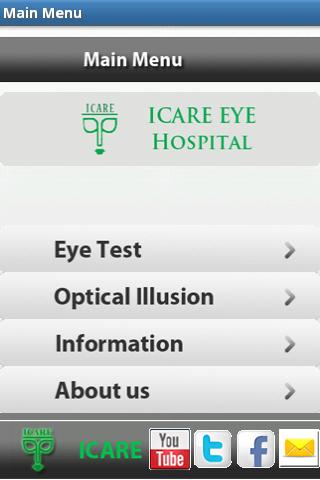 ICARE VISION TEST