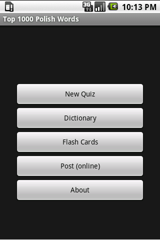 1000 Polish Word Quiz