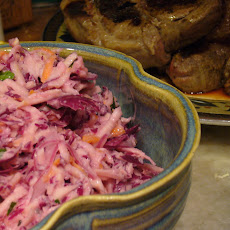 Horseradish Apple Parsnip Coleslaw