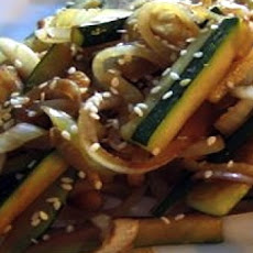 Japanese Zucchini and Onions