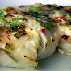 Ginger, Lemon and Garlic Swordfish Steak.