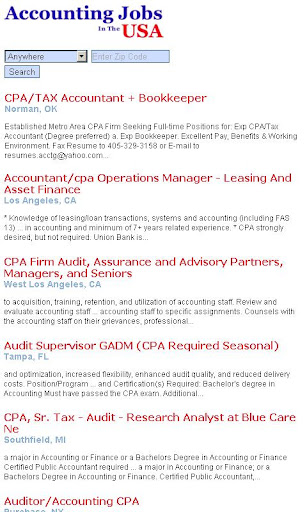 【免費商業App】Accounting Jobs In The USA-APP點子