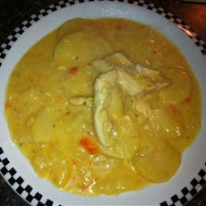 Slow Cooker Scalloped Potatoes with Chicken