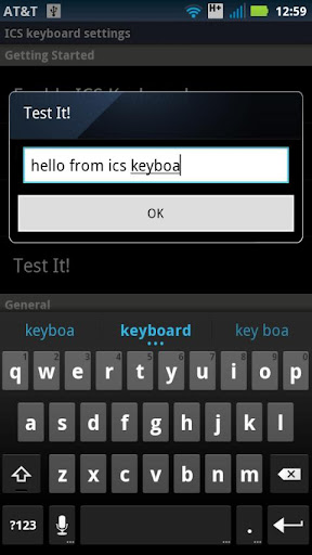 Spanish for ICS Keyboard