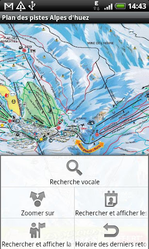 Map of Alpe d'Huez pist