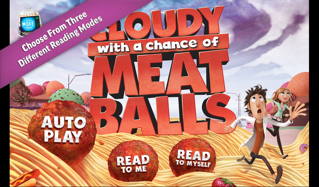 Android application Cloudy w/a Chance of Meatballs screenshort