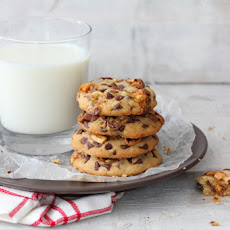 Chewy Chocolate Chip Snickers Cookies