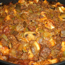 Eggplant Casserole - (Melitzanes Me Kreas Sti Katsarola)
