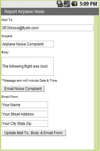 Report Airport Noise