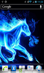 How to install Blue neon horse live wallpaper patch 1.0 apk for android
